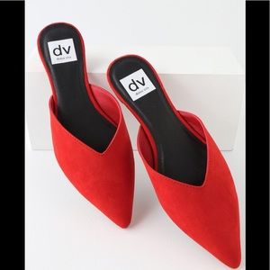 Dolce Vita Red Mules